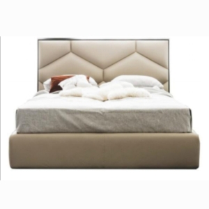 cattelan italian eward leather quilted platform bed