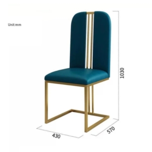 fabric high back chair