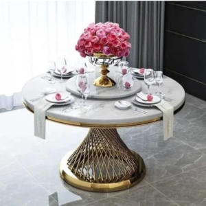 luxury marble round turntable