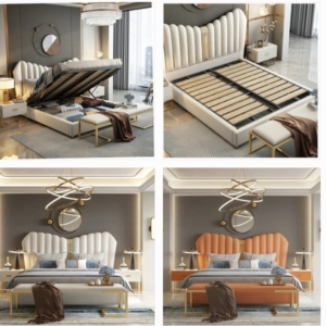 fabric platform bed italian luxury bed