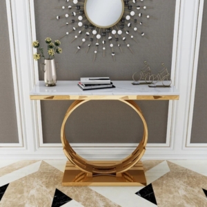 marble console table